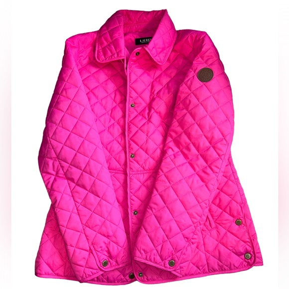 Ralph Lauren Jackets & Coats Ralph Lauren Pink Quilted Jacket Size